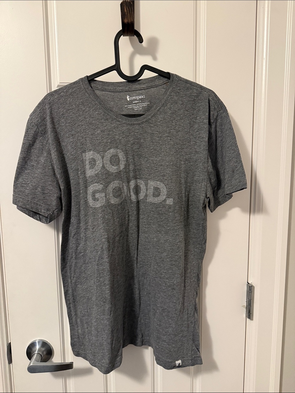 cotopaxi Heather Grey 'DO GOOD.' Short Sleeve Tee